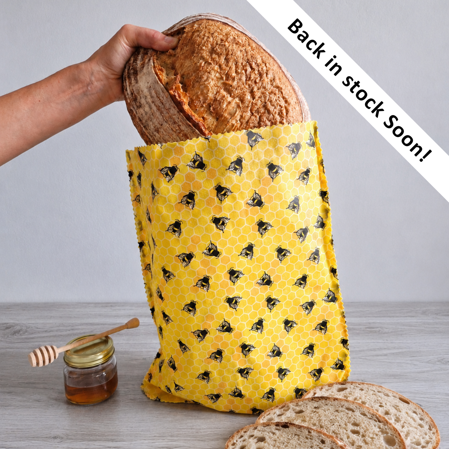 XXL Beeswax Bread BAG | 45 x 35cm | For Even Giant Loaves
