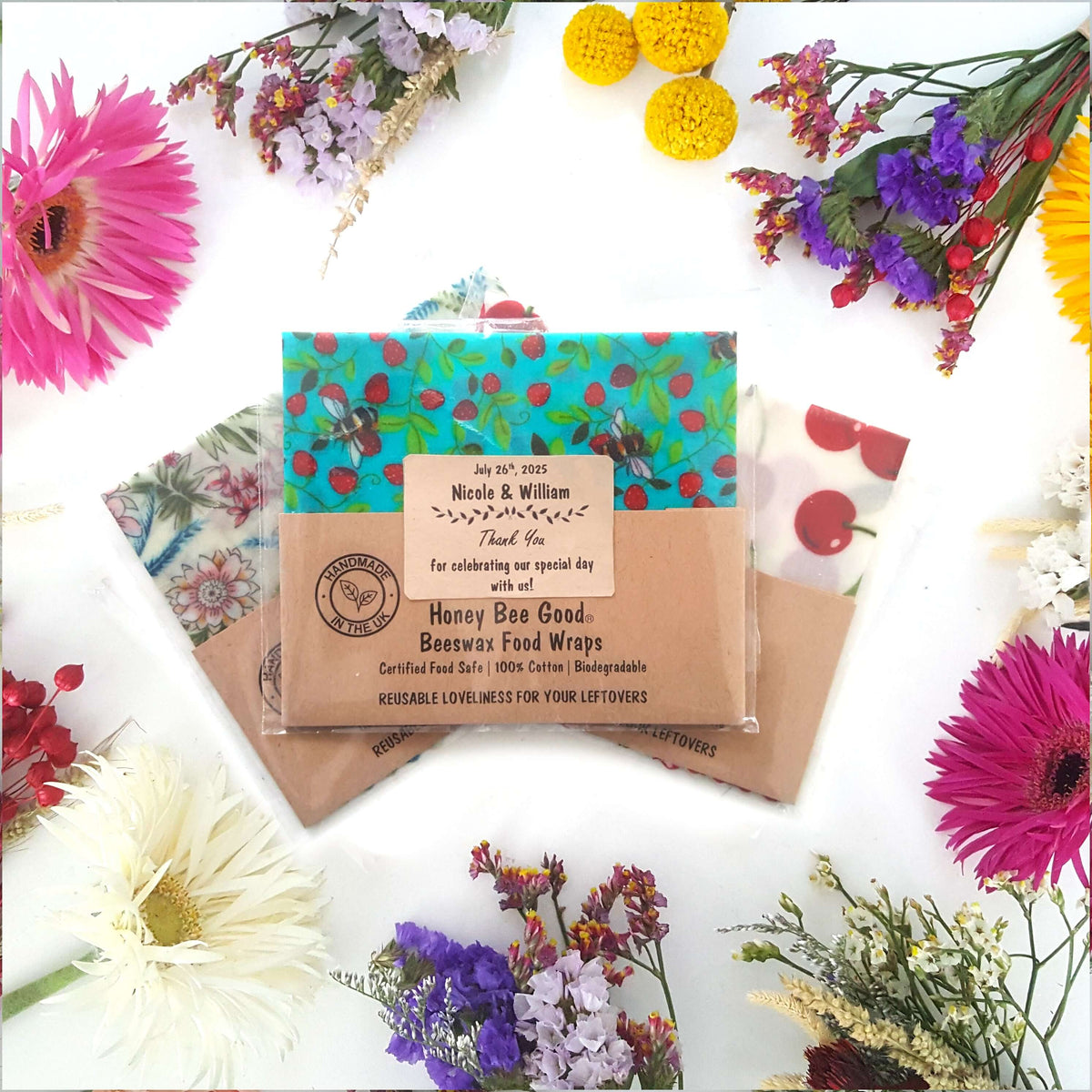 Beeswax Wrap from our Sustainability Award-winning UK Small Family Business. 3,600 5* Reviews. WHOLESALE, too.