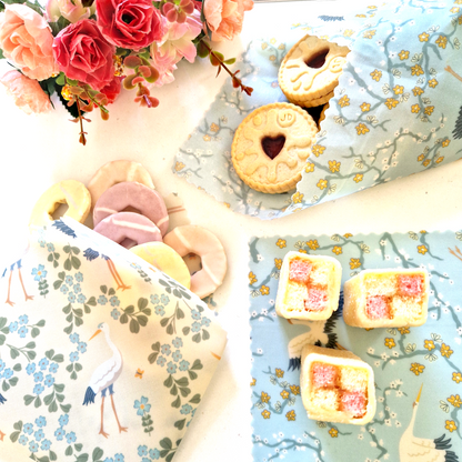 Classic British Collection Set of 3 Beeswax Wraps | Lucky Cranes