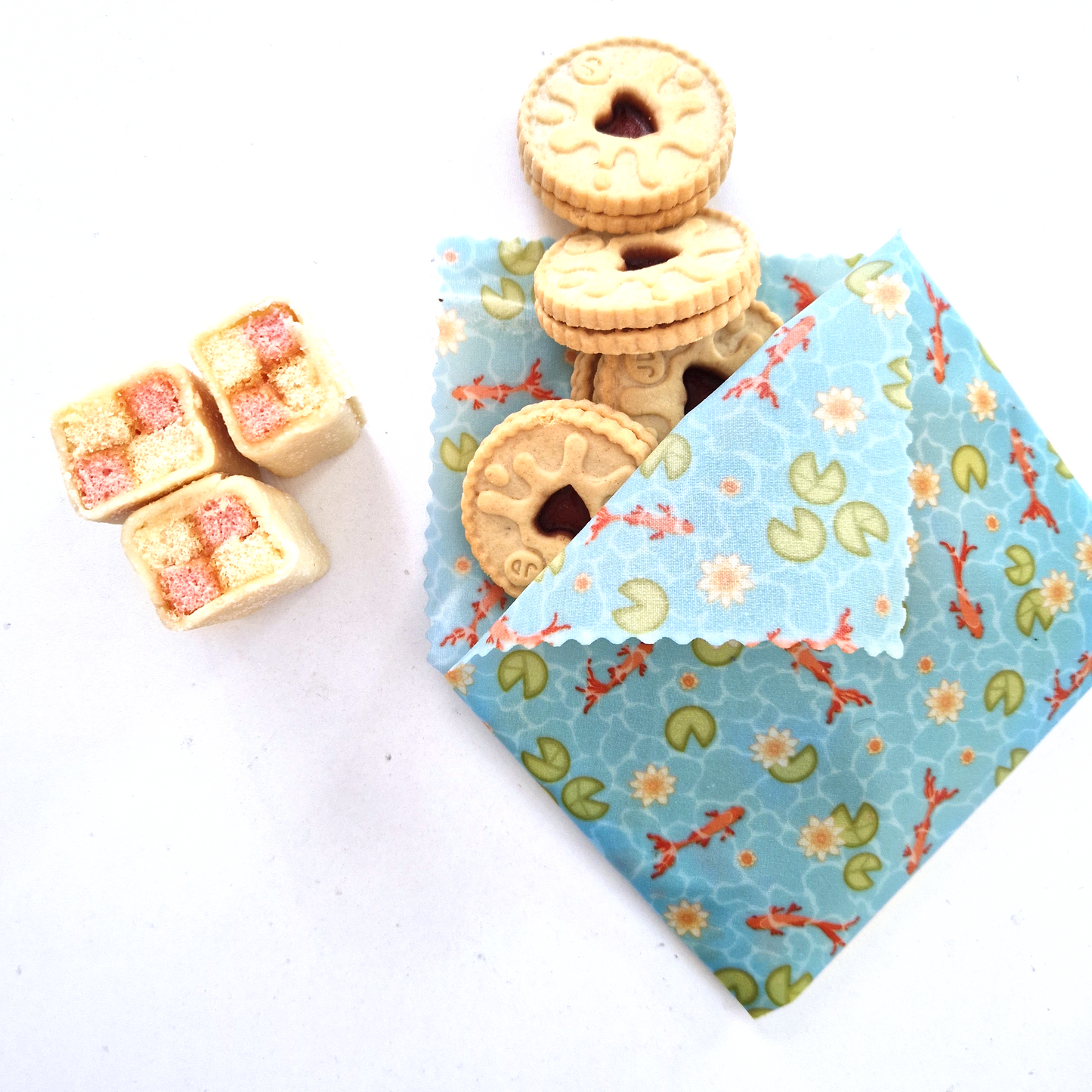 Classic British Collection Set of 3 Beeswax Wraps | Koi Pond