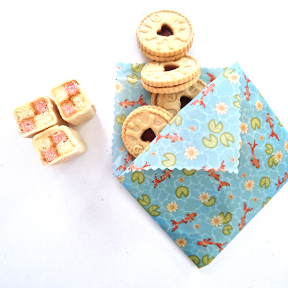 Classic British Collection Set of 3 Beeswax Wraps | Koi Pond