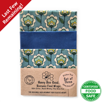 Earth Kind Set of 3 Beeswax Wraps | Mod Poppies