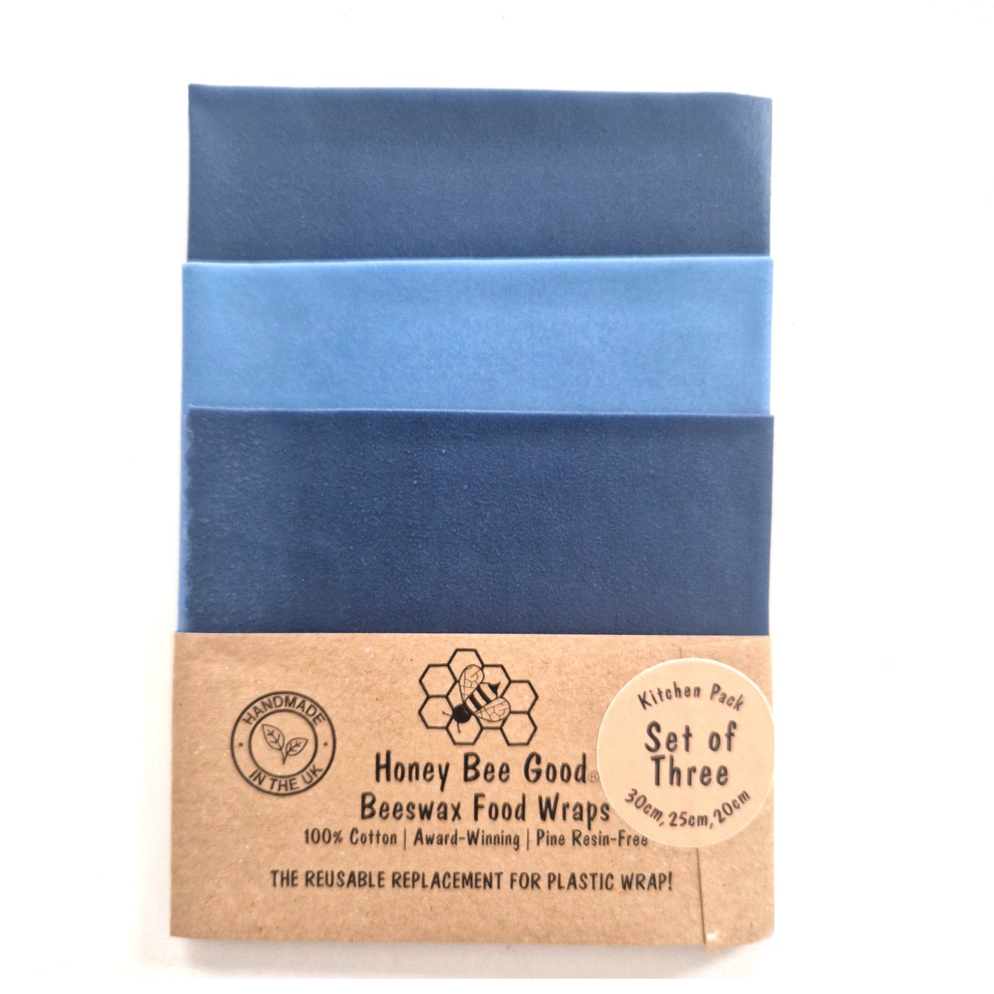Earth Tones Set of 3 Beeswax Wraps | Sky