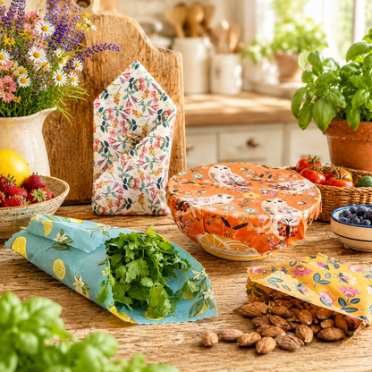 Set of 4 GREAT FOR CHEESES | 4x 25cm wraps