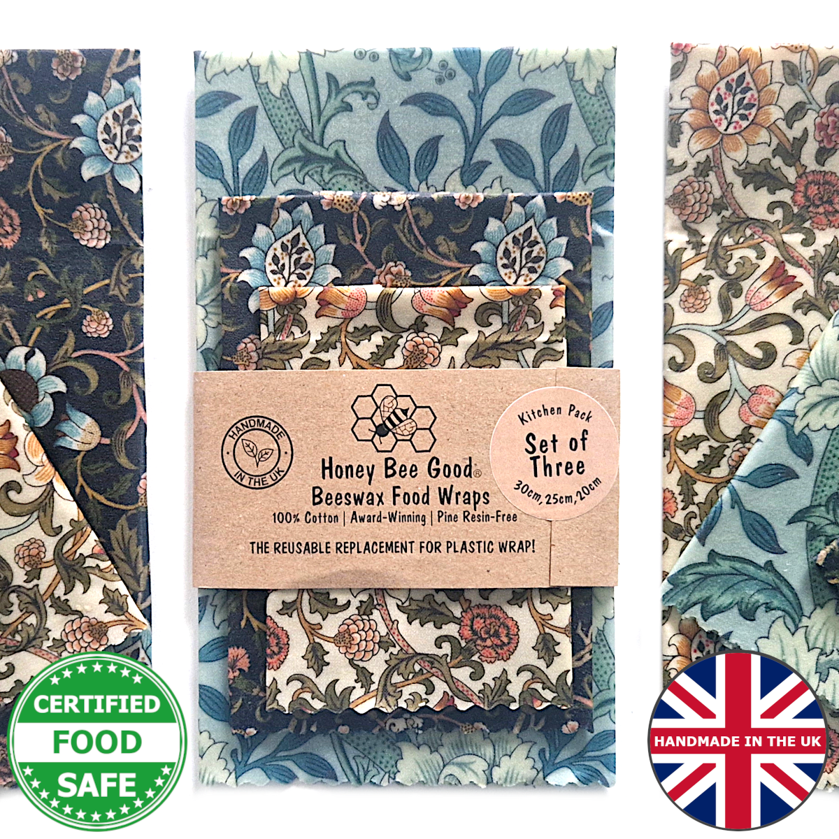 Beeswax Wrap from our Sustainability Award-winning UK Small Family Business. 3,600 5* Reviews. WHOLESALE, too.