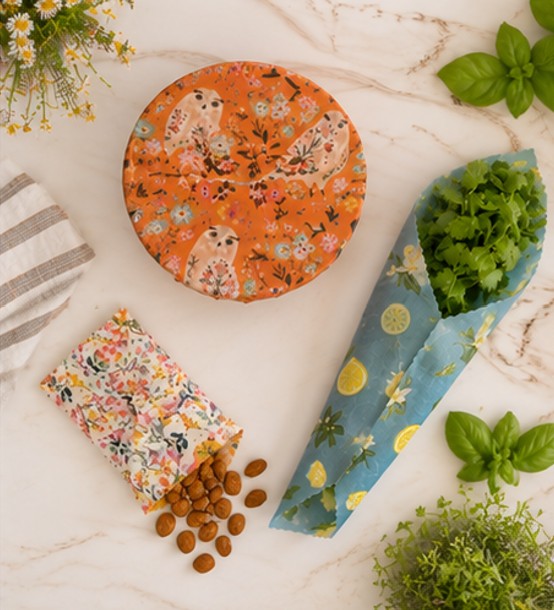 Set of 4 GREAT FOR CHEESES | 4x 25cm wraps