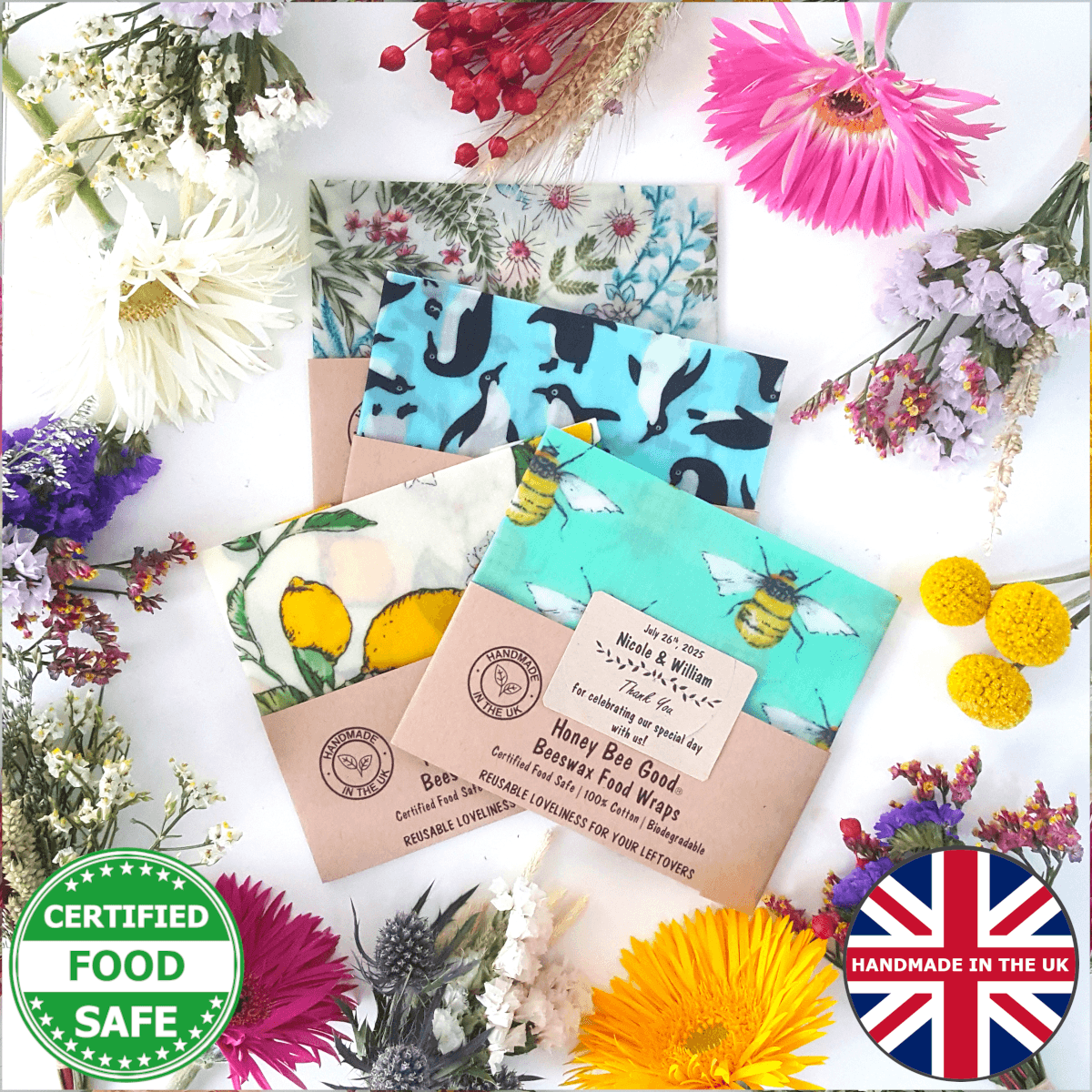 Beeswax Wrap from our Sustainability Award-winning UK Small Family Business. 3,600 5* Reviews. WHOLESALE, too.