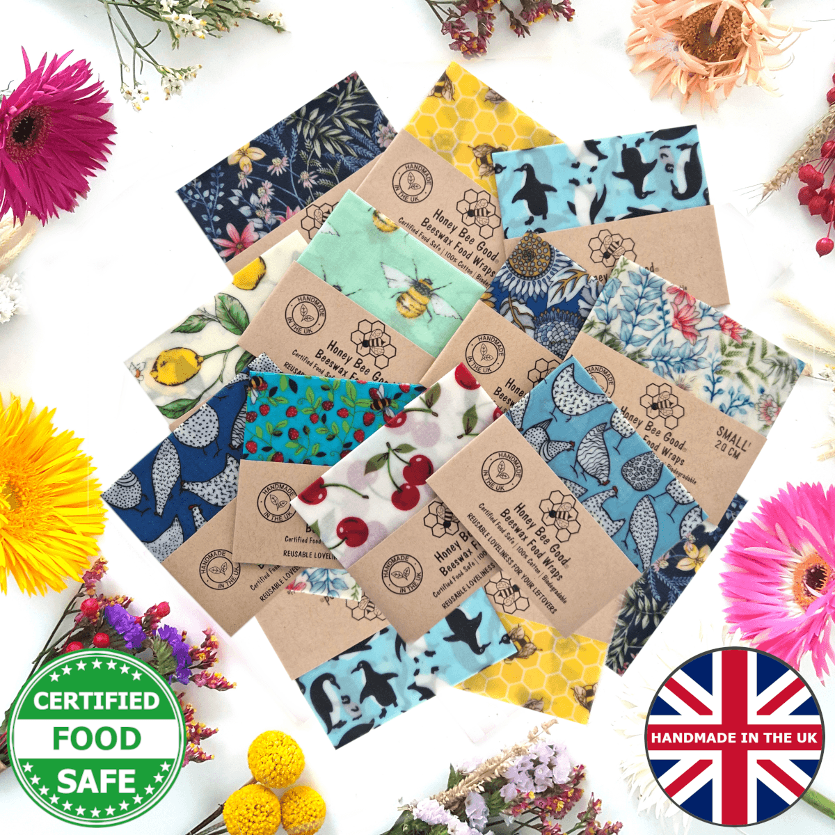 Beeswax Wrap from our Sustainability Award-winning UK Small Family Business. 3,600 5* Reviews. WHOLESALE, too.
