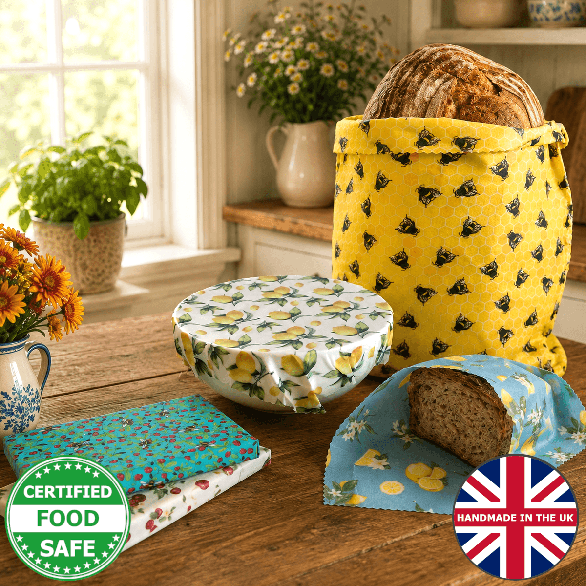 XXL Beeswax Bread Bag from our Sustainability Award-winning UK Small Family Business. 3,600 5* Reviews. WHOLESALE, too.