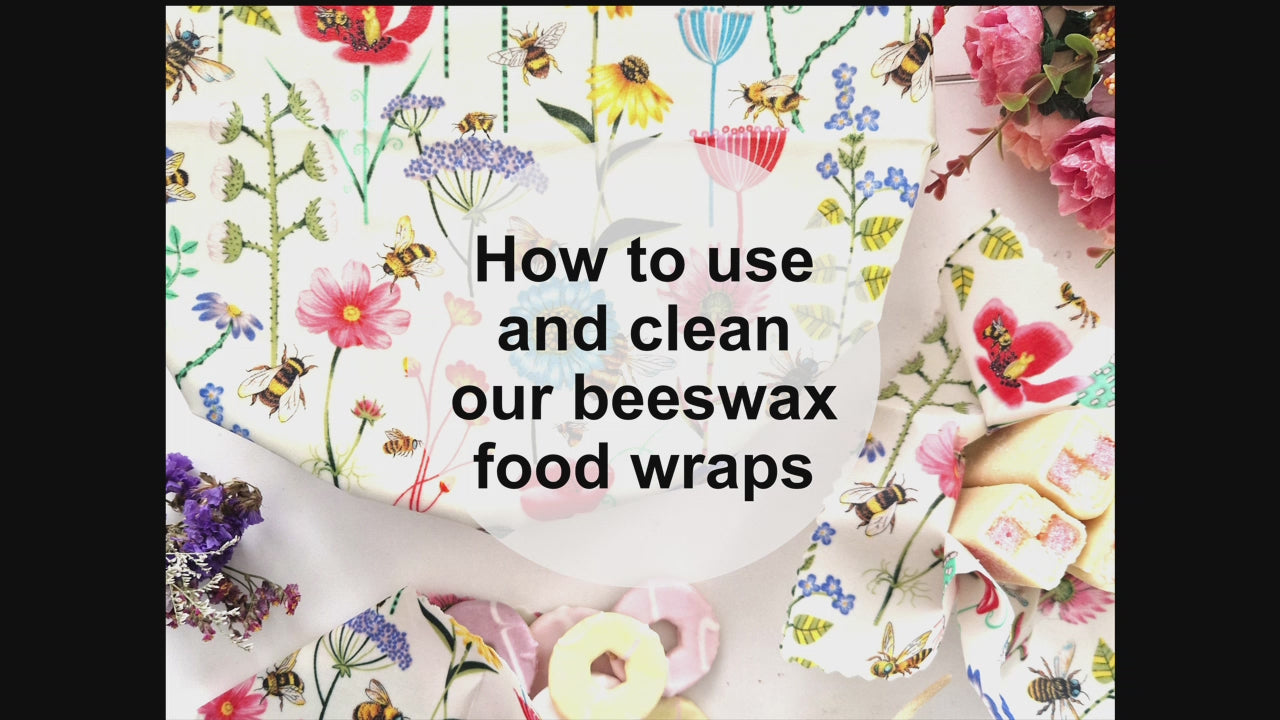 Video laden: How to use and care for our beeswax food wraps